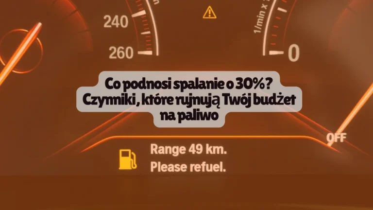 Co podnosi spalanie o 30%? Czynniki, które rujnują Twój budżet na paliwo